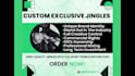 create custom podcast intro, radio jingle, or artist instrumental