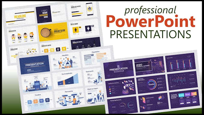 create unique and professional powerpoint presentations