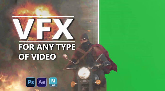 do vfx, rotoscoping, compositing, 3d cgi integration and clean up