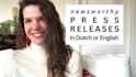 write a press release in dutch or english