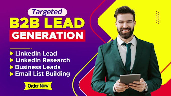 do b2b lead generation by using linkedin