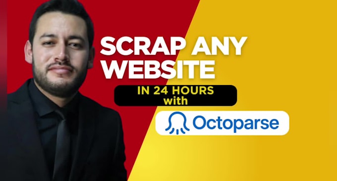 build web scraping script using octoparse in 24 hours