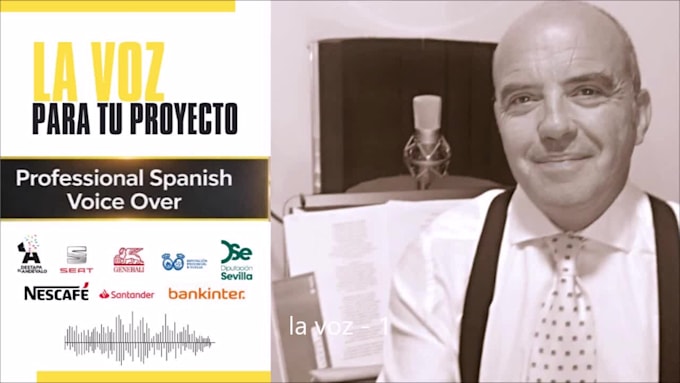 grabaré una locución profesional en español en menos de 24 horas