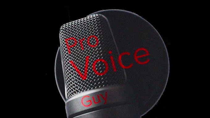 be the voice over for your youtube intro
