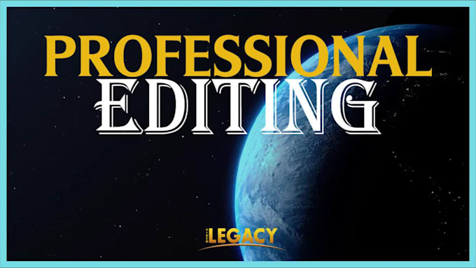 do professional video editing and post production
