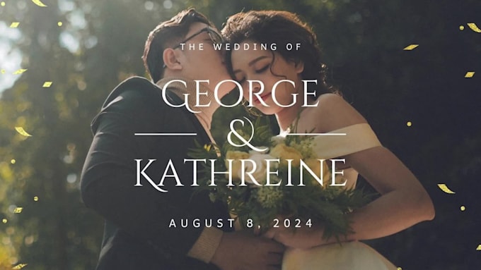 do wedding video editing with cinematic highlights or trailer editing