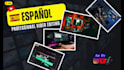 do spanish video editing for youtube tiktok insta
