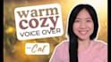 do a calm soothing friendly warm american female voice over, meditations ads