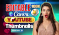 design eye catching canva youtube thumbnail templates