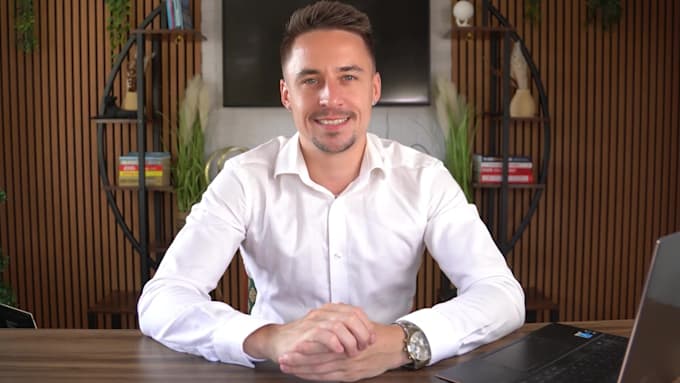 film and edit captivating studio grade spokesperson videos