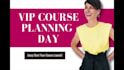 vip day to strategize your entire course launch and content