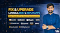 troubleshoot, fix, and upgrade your lovable, bolt, base44 or replit ai app