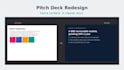format and redesign your pitch deck or presentation