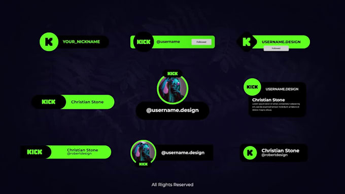 create premium kick popup animations for your game stream