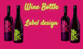 create a luxury wine bottle label design