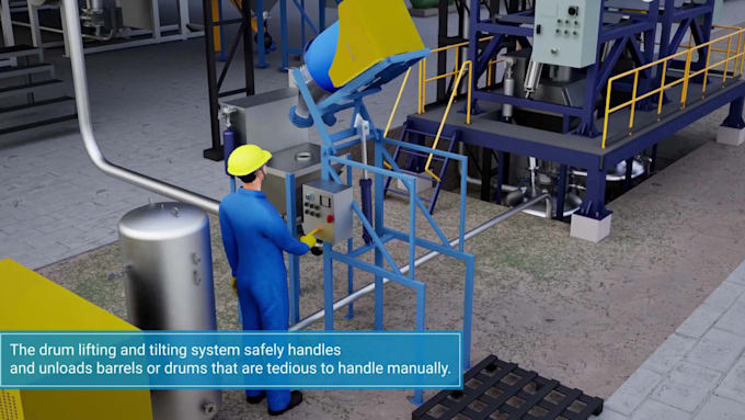 Do 3d industrial video safety training construction production line ...