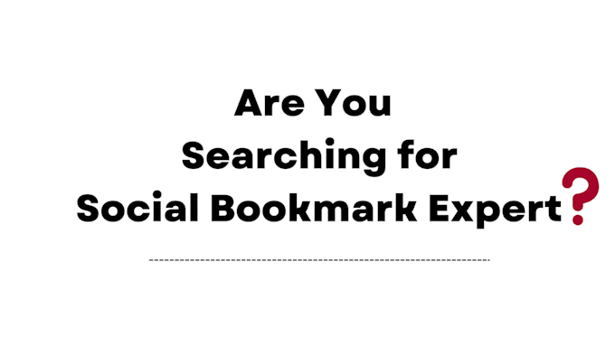 create manual high da social bookmarking backlinks for SEO