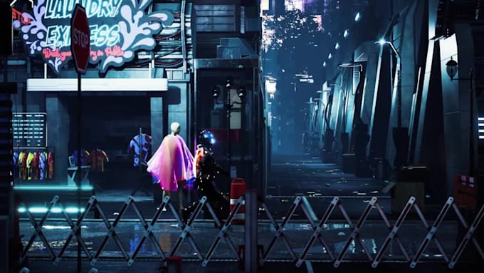 create cinematic 3d unreal engine animation character modeling 3d cyberpunk