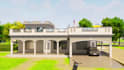 design architecture 3d house,3d model, exterior rendering