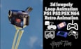 do retro 3d lowpoly loop animation in p1 ps2 psx n64 style, character animation