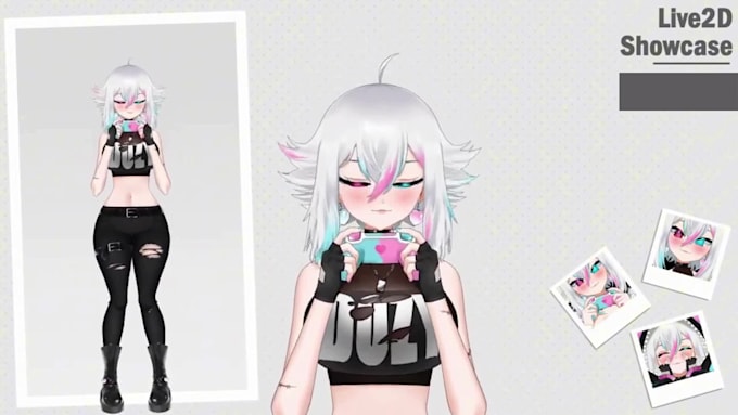 design and rig high quality live2d vtuber , 2d vtuber model,streaming avatar
