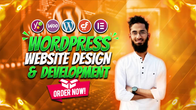 create modern ecommerce wordpress website with elementor