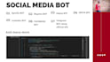 develop a website automation bot, social media bot