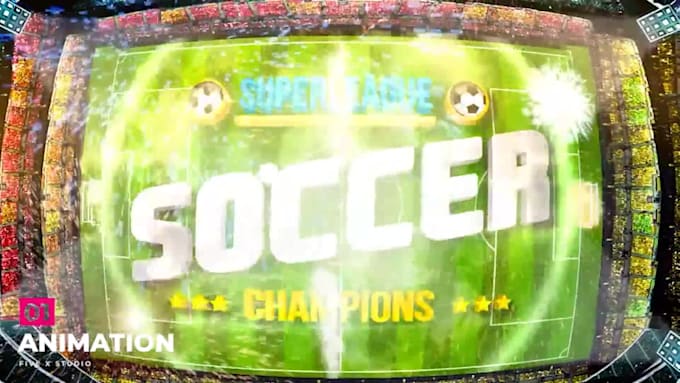 Make a soccer logo football intro and sports intro outro video ...