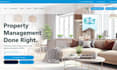 design property management website, vacation rental website real estate website