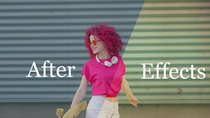 do professional video editing and 2d motion graphics for your brand