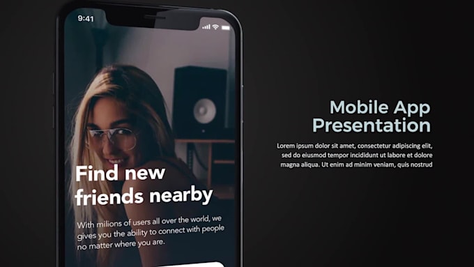create a mobile app promo video