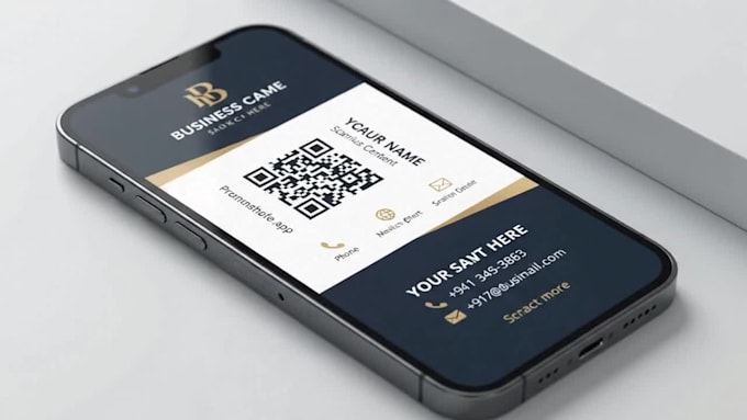 make digital business card and flyer