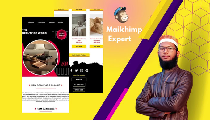 Design Creative And Responsive Mailchimp Email Template By Abusaleh2002 Fiverr Design Creative And Responsive Mailchimp Email Template By Abusaleh2002 Fiverr