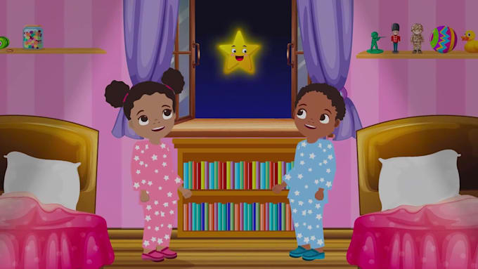 create kids learning 2d animation