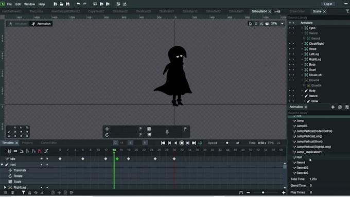 character design and animations for your video game