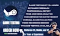test and review your game on steam or any platform