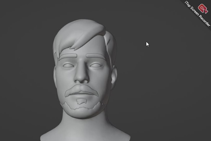 sculpt 3d head bust, realistic full body statue, likeness face model in stl