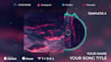 create a unique audio spectrum or music visualizer