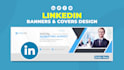 design linkedin banner, facebook cover, twitter header