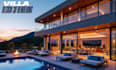 design 3d rendering your villa, house, pool, landscape