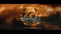 create your logo intro animation destroying by heat and wind, outro video