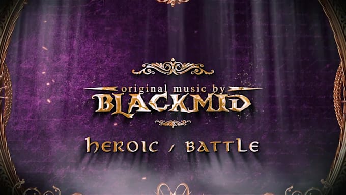 compose heroic battle music for a video game or film