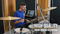 record professional HQ drums for your song