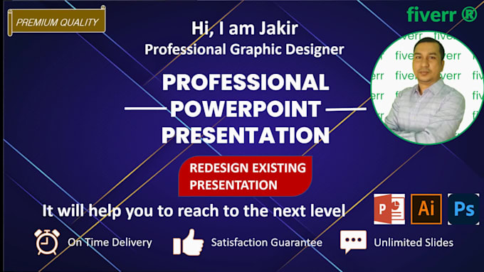 design and redesign professional powerpoint presentation