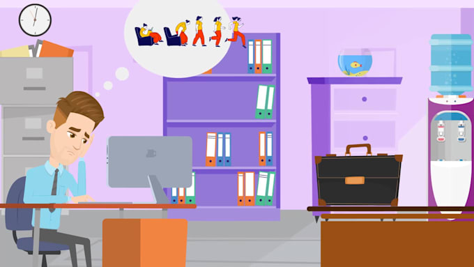 create a 2d animated explainer video