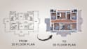 convert 2d architecture plan to 3d floor plan with sketchup model and rendering