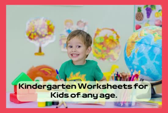 design kindergarten worksheets and activity books for kids