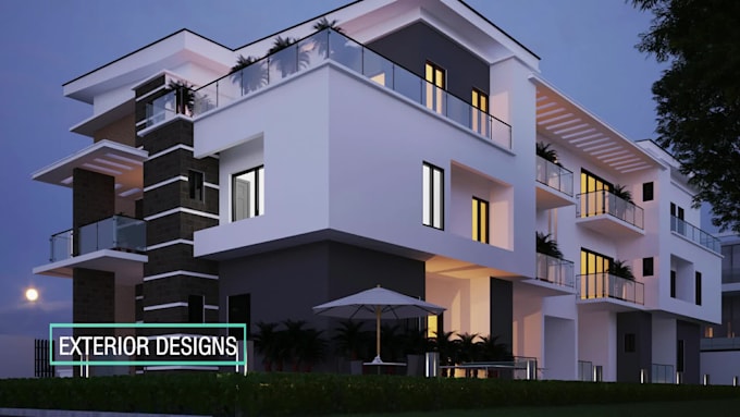 render architectural 3d interior and 3d exterior in 24 hours