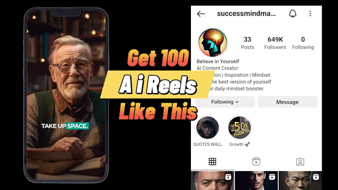 Create 100 Ai Motivational Instagram Reels Youtube Shorts Tiktok By Create 100 Ai Motivational Instagram Reels Youtube Shorts Tiktok By