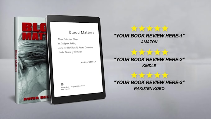 make wonderful 3d book trailer or promo video